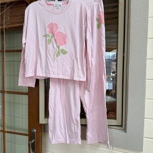 P.J. Salvage Light Pink Rose Pajama Set
